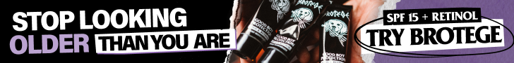 Banner ad for Brotege