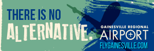 Banner ad for Gainesville Regional Airport